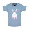 White Easter Rabbit - Kids T-Shirt Tees Top - Cute Rabbit Eggs Egg Gift