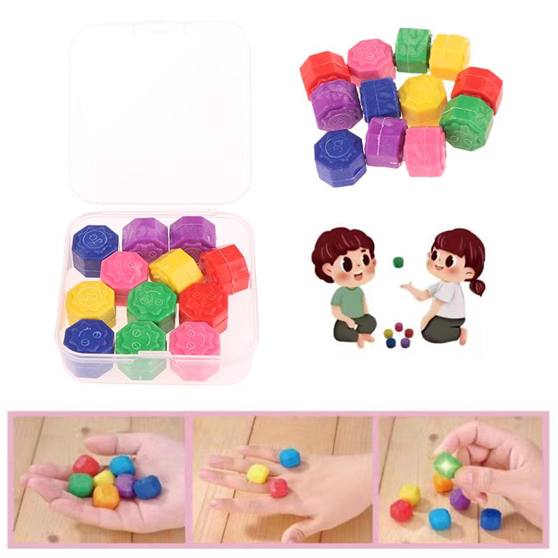 1/2/4 Box Traditional Play Game Grab The Stone Toy Exercise Colorful Fun Stress Relief Toy Korean Gonggi Competitive Games