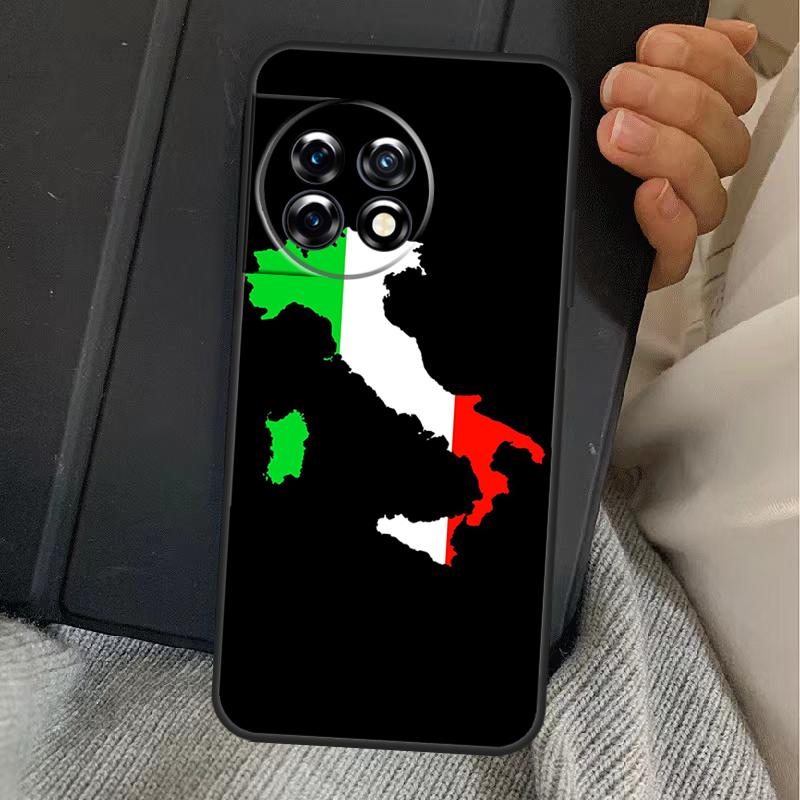 Italy Flag Case For OnePlus 15 13T 13 12 11 13R 12R 10R 10T 8T OnePlus Nord 5 CE 3 4 Lite N20 N30 Cover