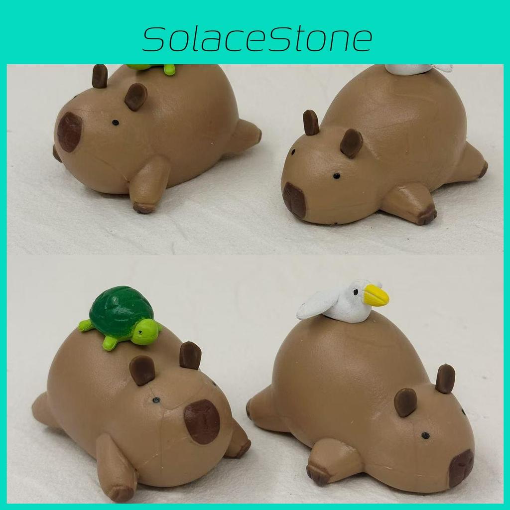 Zero Assembly Pvc Capybara Figure For Desk Decoration And Collectors Display