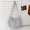Nyl Reißverschluss Raffung Crossbody Taschen Einfache Große Kapazität Damen Taschen 2026 Hohe Qualität Einfarbige Vielseitige Umhängetaschen
