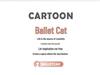 ORA Ballet Cat Leather Seat Cover - Cartoon Design, Full Enclosure, Four Seasons Use