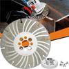 Electroplated diamond double-sided angular grinding wheel set 4.5 inches