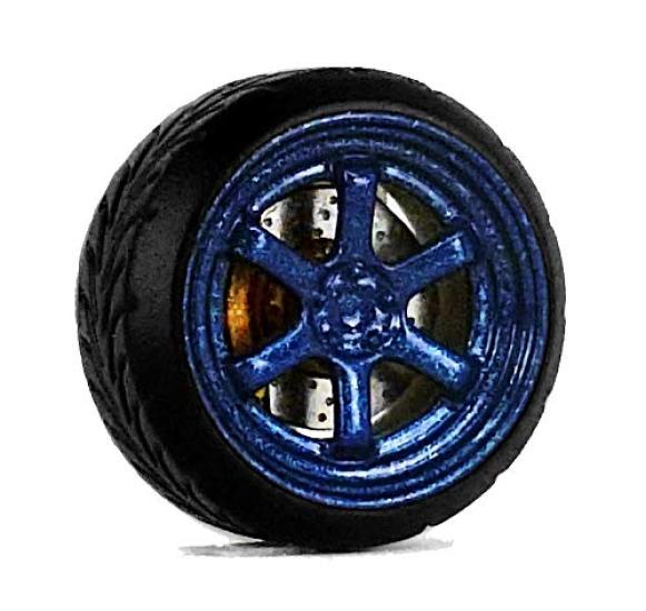 D Model Wheels 1/64 No.5 (Mag Blue)