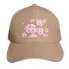Falling Pink Sakura Cherry Blossom Branches On White Baseball Cap Hat Unisex Luxury Hat Unisex Derby Hat Hats Women Unisexs