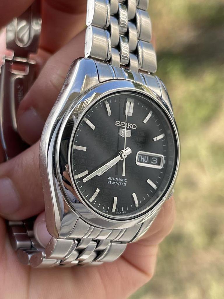 [USED] SEIKO Automatic Watch Black Dial