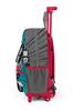 Minik Yuva Plecak na kółkach Szary Granatowy Wzór Anime Motocykl Dwukomorowy 24064