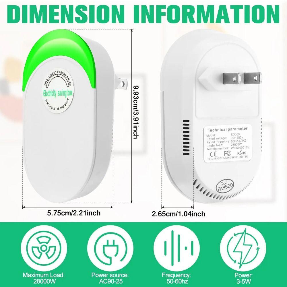US/EU/UK Adapter Electric Energy Saver Power Save Energy-saving Appliance  Home Office