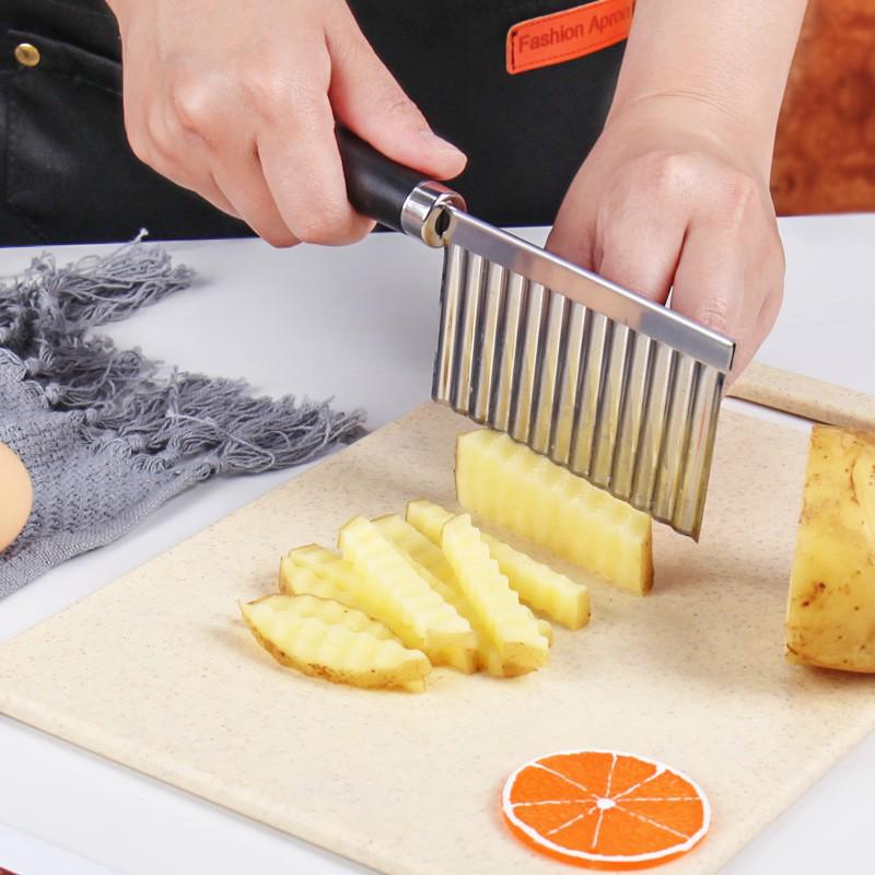 Stainless Steel Multi-Function Wave Knife Vegetable and French Fry Cutter