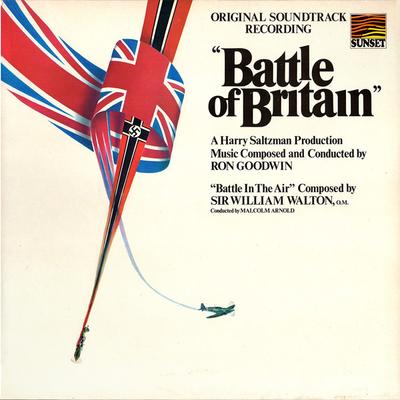 LP Record RON GOODWIN, SIR WILLIAM WALTON - Battle Of Britain - Original Soundt SLS50407 Sunset Records UK Classical Used