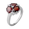 Silver Ring with Natural Garnet 3.798ct (2061373) 3.28 Gr. 925 Samples