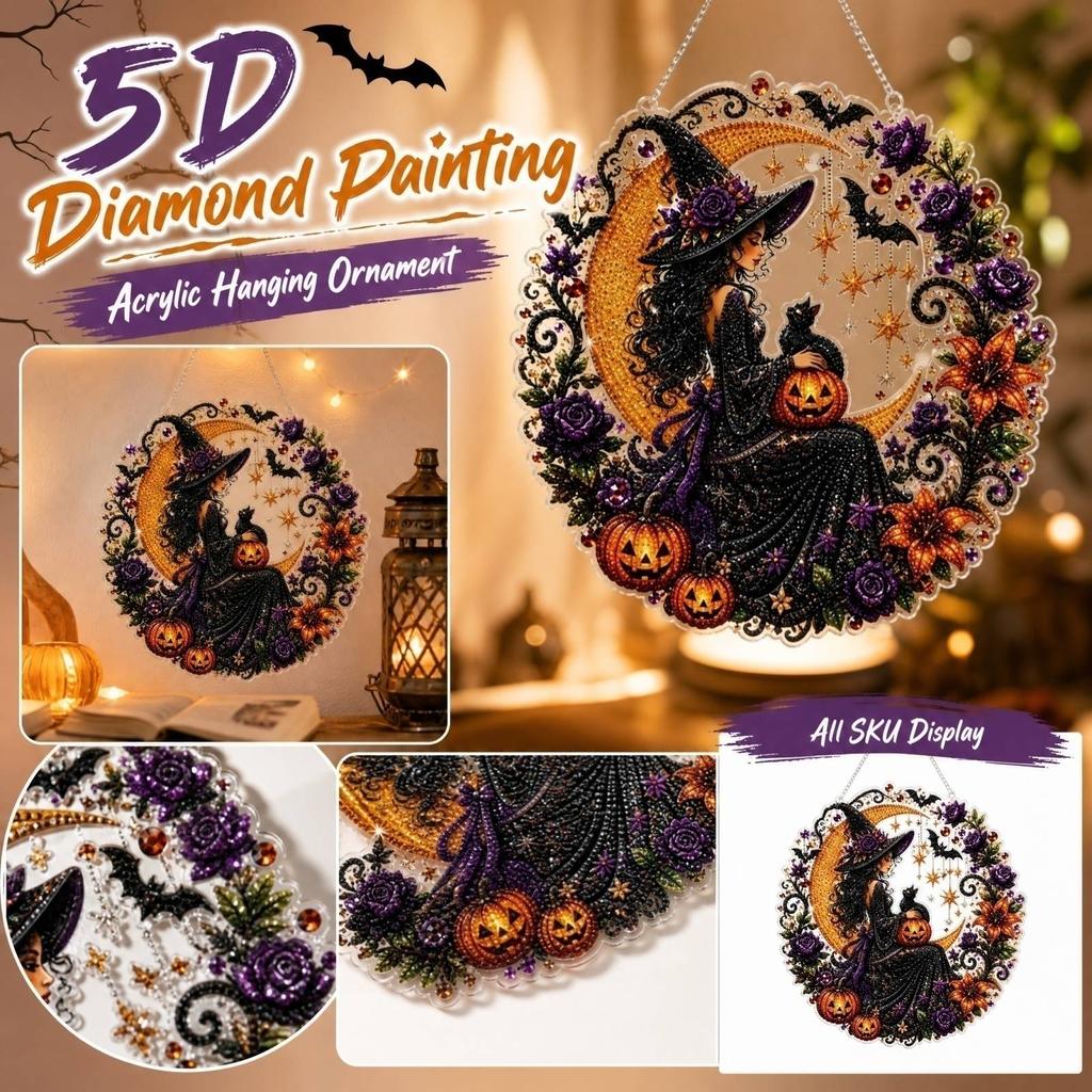 5D Acrylic Pendant DIY Ornament for Home Wall Decor