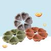 Heart Shape Silicone Cake Mold 6-Cup Non-Stick Baking Pan Soft Heat-resistant Chocolate Mold Reusable Easy Release Cake Mold for Home Kitchen DIY