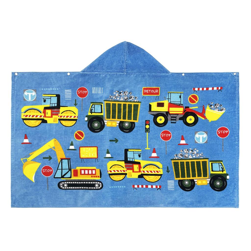 Beach Towel Style Water Absorption Thickened Children Can Wear Cotton Hooded Bath Towel Extended Cape
