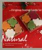 Creative Holiday Scented Candle Set - Christmas & Halloween Themed Snowflake & Snowman Fragrances