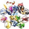 7 IN 1 Mini Force 2 Super Dino Power Transformation Robot Toys Action Figures Mini Force X Deformation Dinosaur Mecha Toy