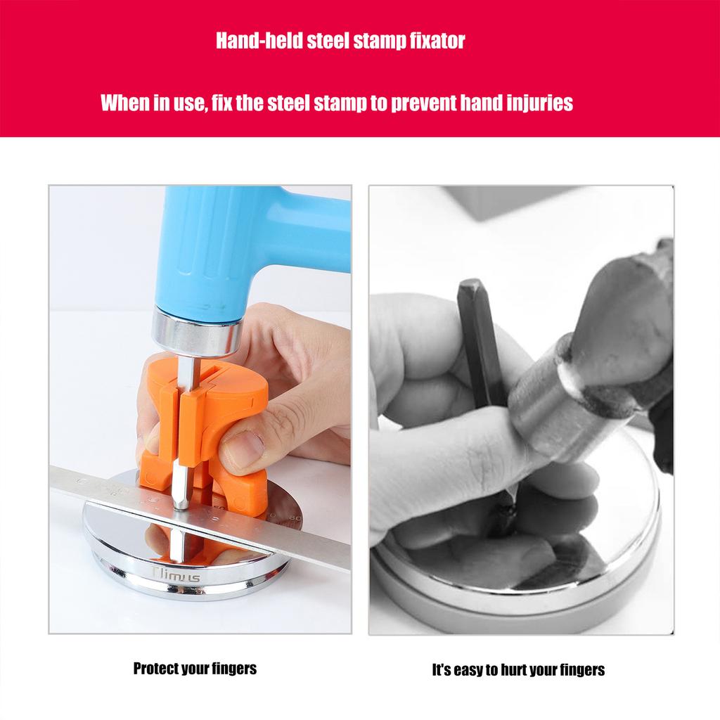 Professional Metal Engraving Tool Featuring Plastic Construction and Firm Stamp Retention