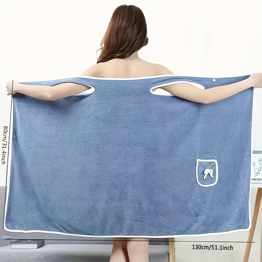 1ks dámské velké osušky, koupelnová měkká a hustá osuška, roztomilá kapsa s mašlí a absorbující vodu, osuška a popruh, sukně, 31,5 * 53,15 palce