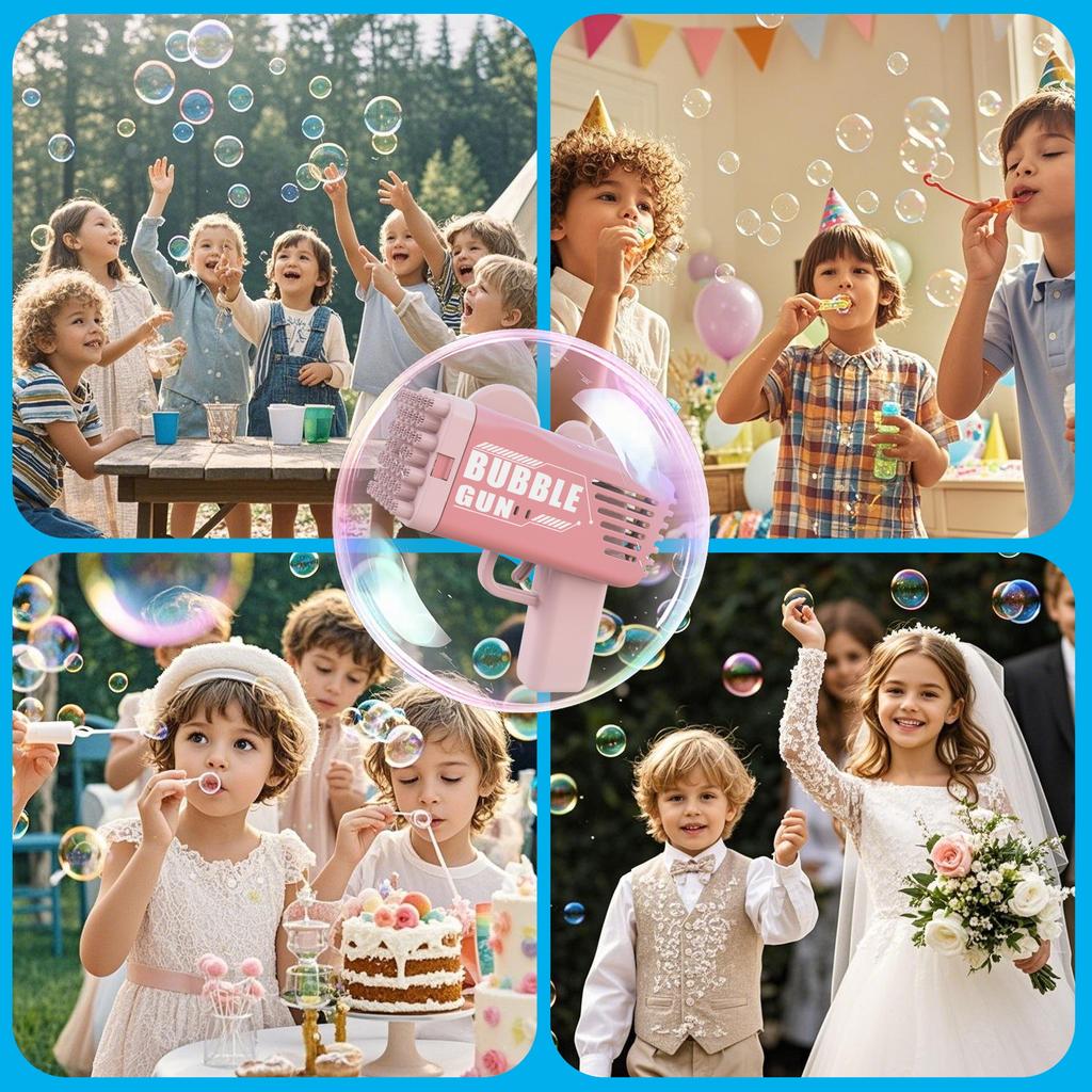 Dinosaur Light Bubble Gun Children's Bubble Toy Outdoor Wedding Parent Child Interactive Game without Battery Bubble Water