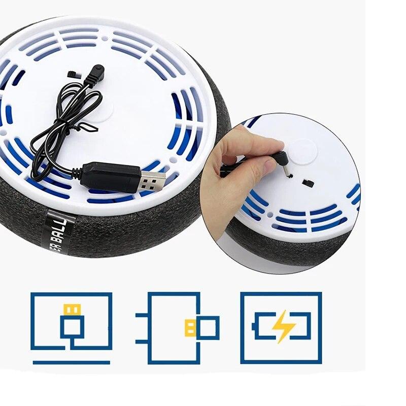 18cm Suspended Football Toy Light USB Charging Electric Hovering Soccer Indoor Interactive Floating Ball Gifts Toys for Boys