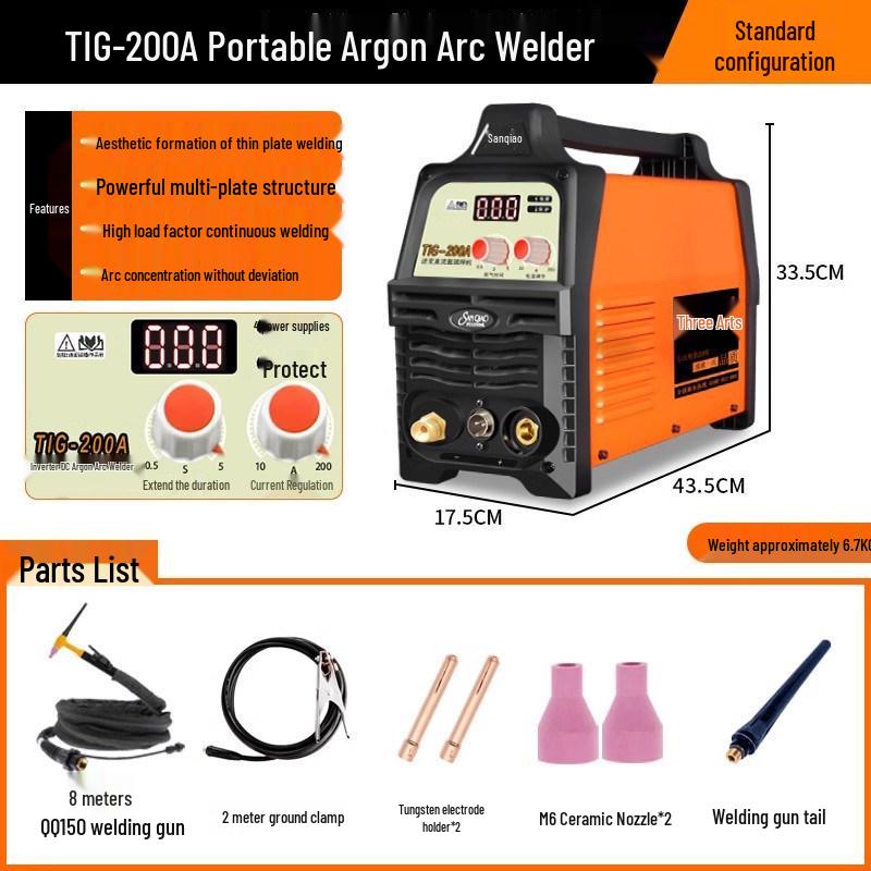 

Sanqiao Dual-Use Industrial TIG Welder TIG-200S/200A/250A/250G