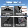 Portable Ice Shelter, 6-8 Person Pop-Up Ice Fishing Tent, 70 Square Feet Fishable Area, Ice Shanty for Winter Fishing, Waterproof Oxford Ice Cube with