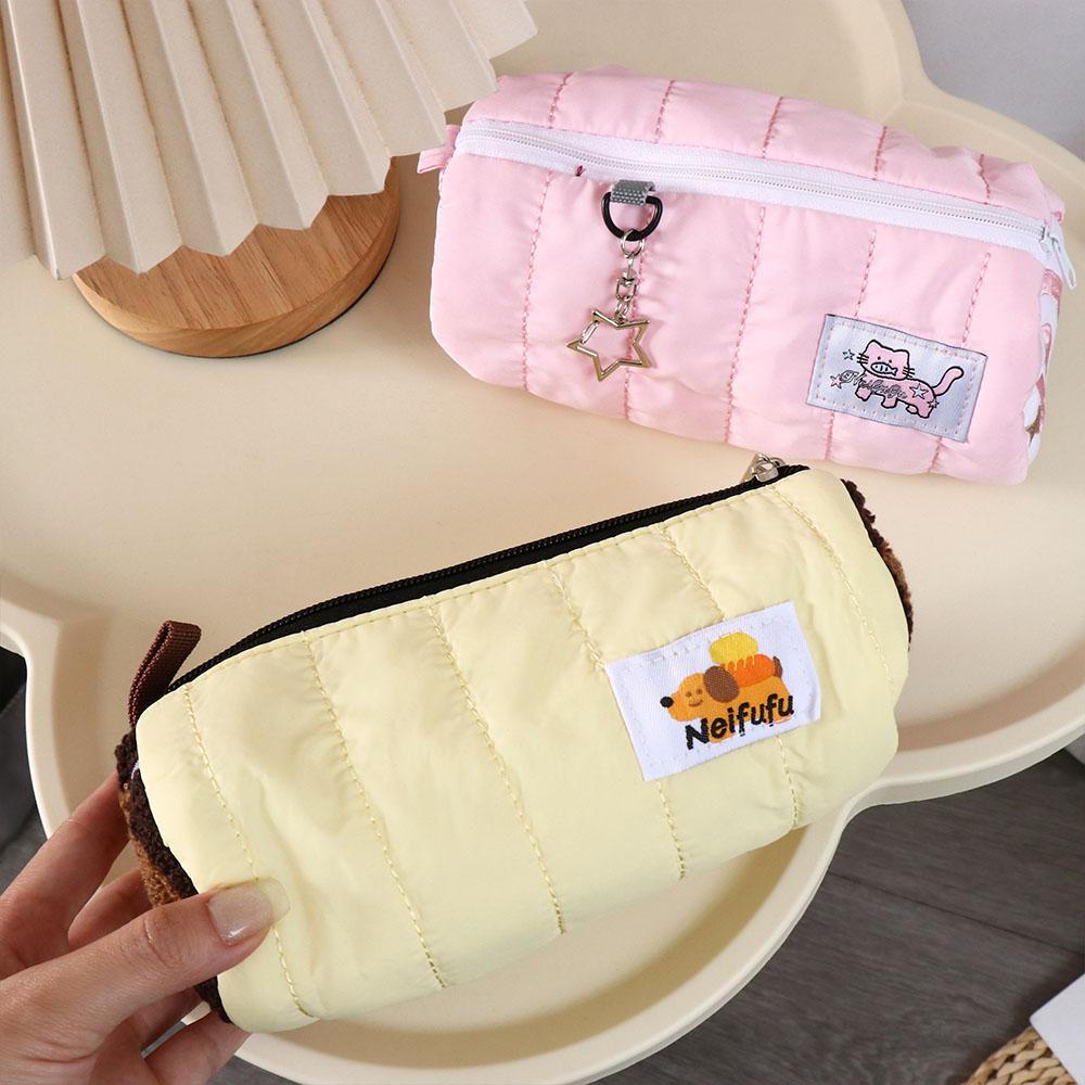 Funny Stationery Bag Pen Holder Pen Case Design Cake Roll Pencil Bag  Student