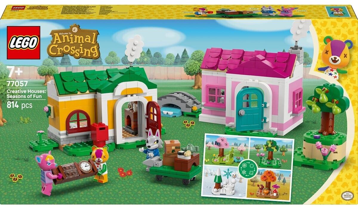 

LEGO конструктор Дом, Набор Animal Crossing – Creative Houses: Seasons of Fun (77057)