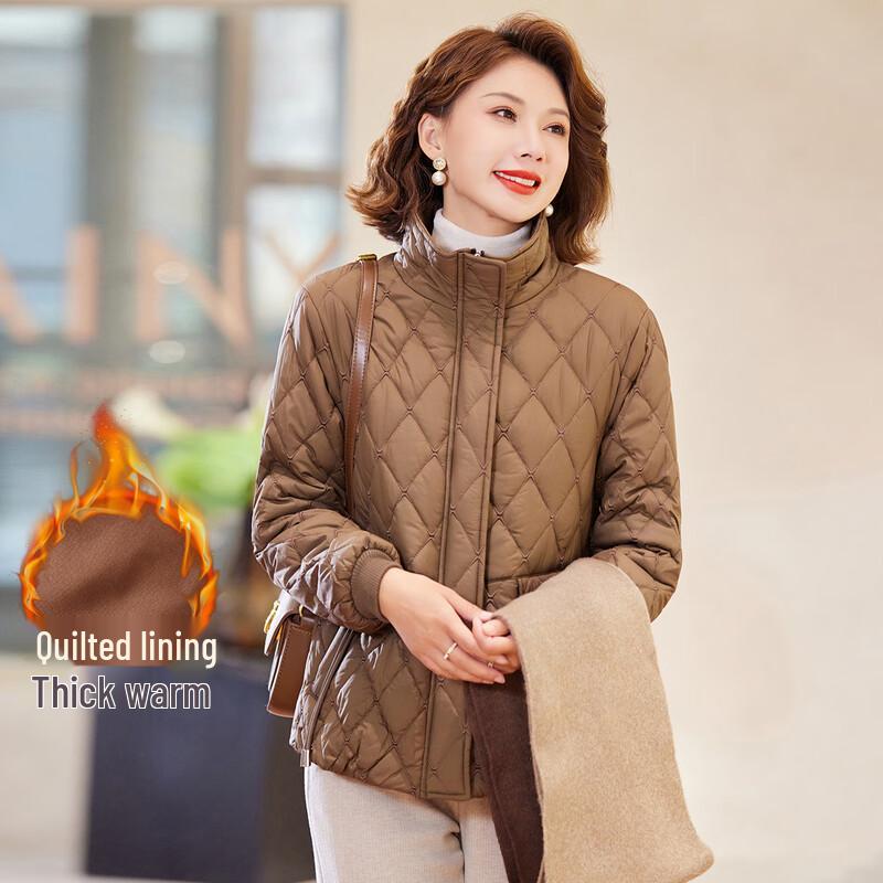 

Pa Si Te Women s Winter Plus Size Casual Warm Padded Jacket XL