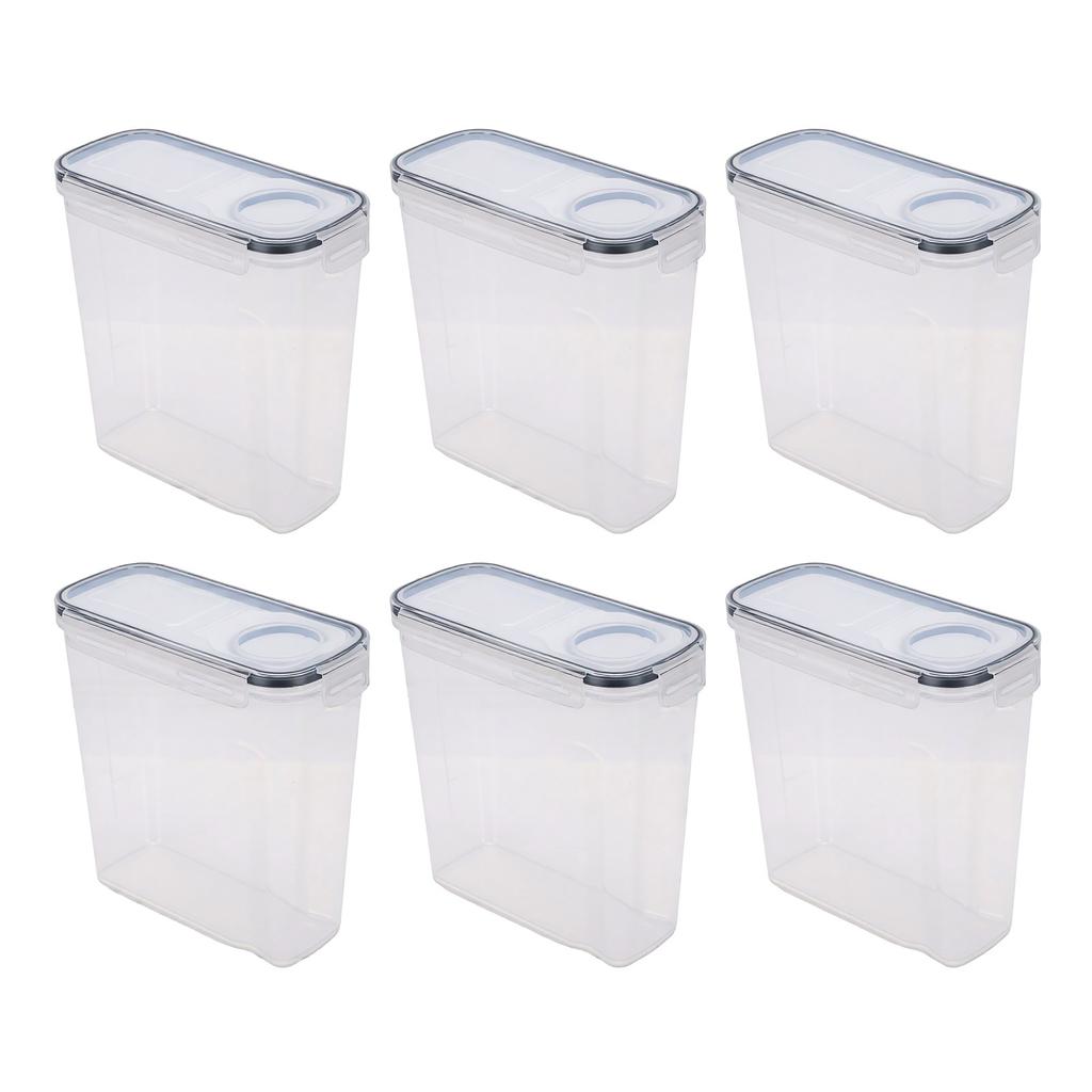 6PCS Filament Storage Boxes with 24 Labels 1 Marker 3D Printing Filament Spool Container for Home Use Water and Dust