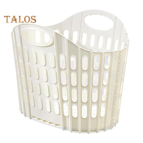 

Корзина для белья с эргономичной ручкой, большая вместимость, складная конструкция, вентилируемая многофункциональная корзина для хранения бежевый