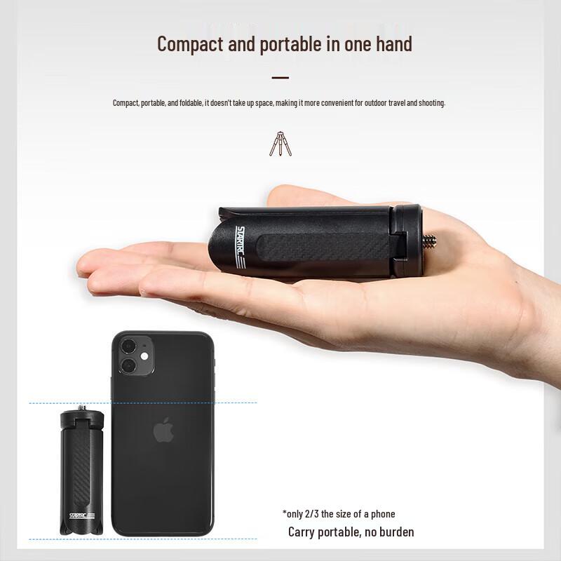 Portable Mini Tripod Selfie Stick for DJI Action 5 Pro/4 & Pocket 3