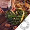 Metal Wreath Hoop Round Wreath Craft Supplies Frame Christmas Wreath Crafting Frame For Winter Holiday Decor Fake Flower Decor