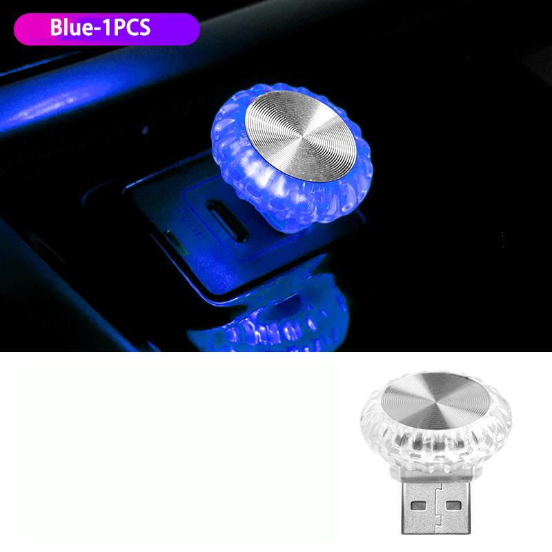 Luz LED de Ambiente USB para Carro RGB Luz Ambiente Mini Lâmpadas Noturnas Decorativas Para Luz de Ambiente Interior de Carro Luz de Computador Plug and Play