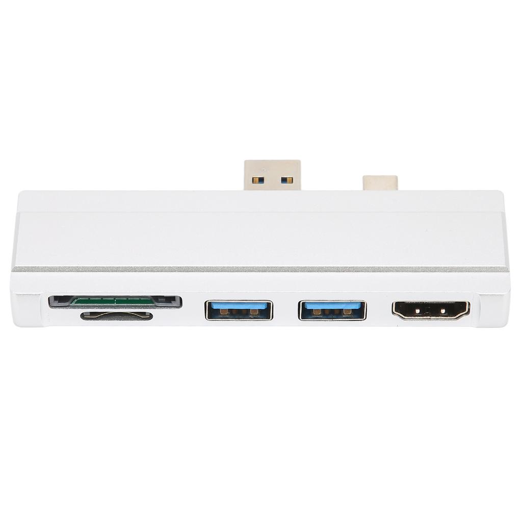For   Dock 5 in 1 5 Gbps Memory Card Reader 4K Resolution Aluminum   Hot Swap USB3.0 Hub for  10 for