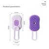 Pet Comb 1PC Grooming Comb Cat and Dog Supplies De-fluffing Knotting Bathing Cleaning Massage One-touch Spray De-shedder