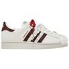 adidas Superstar 2 Chinesisches Neujahr-Jahr des Pferdes Unisex Sneakers Weiß Wolkenweiß Gebraucht-Braun KJ6293