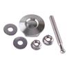 2pcs 30mm Universal Car Push Button Quick Release Hood Bonnet P Lock Clip Bumper Latch Silver