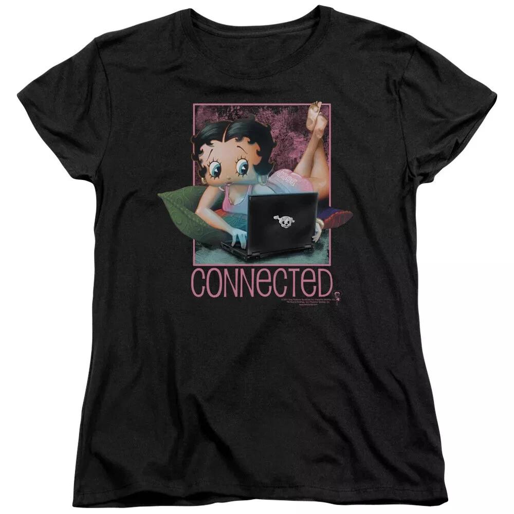 Betty Boop  Connected  Women s T-Shirt XL