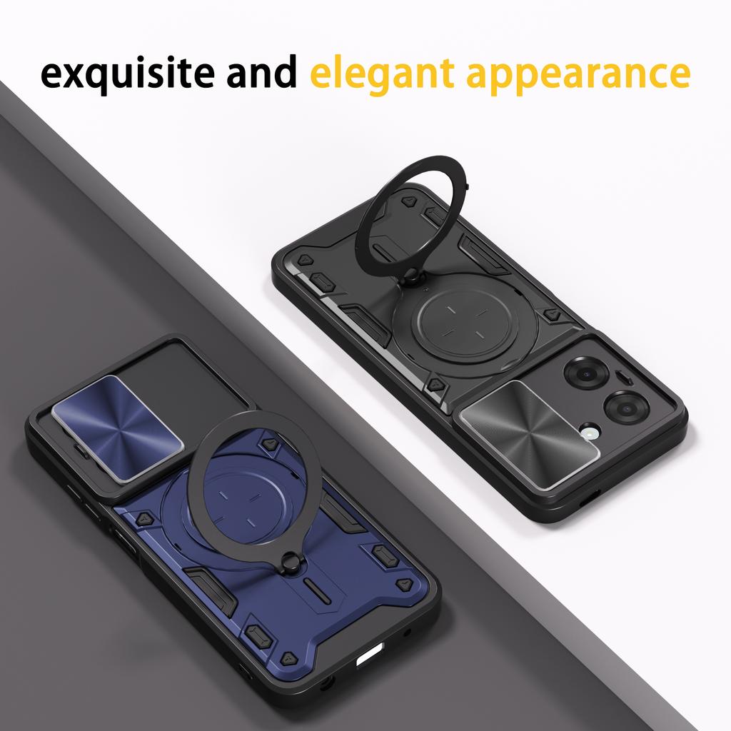 Dla Xiaomi Redmi A5 4G 173,3 mm (Wersja europejska) Etui Zsuwane Aparat Magnetyczny Pierścień Stojak Pokrowiec Odporny na Wstrząsy Capa Armor Funda