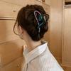 Koreanischer Eleganter Kürbisbogen Polka Dot Haarspange - Groß, Cremige Texturierte Hochsteckfrisur-Accessoire