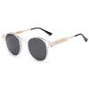 Xiaomi New Trendy Retro Sunglasses Texture Round Frame Sunglasses Fashion Sunglasses 3185