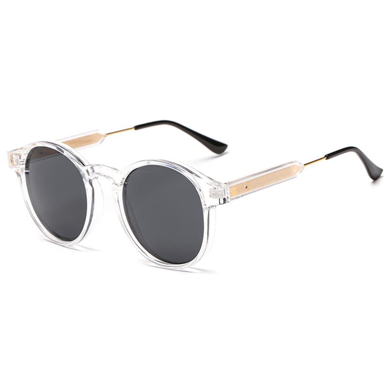 Xiaomi New Trendy Retro Sunglasses Texture Round Frame Sunglasses Fashion Sunglasses 3185