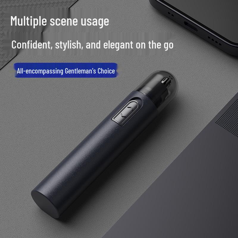 Washable Electric Nose Hair Trimmer for Men and Women - Gentle and Safe Vibrating Head