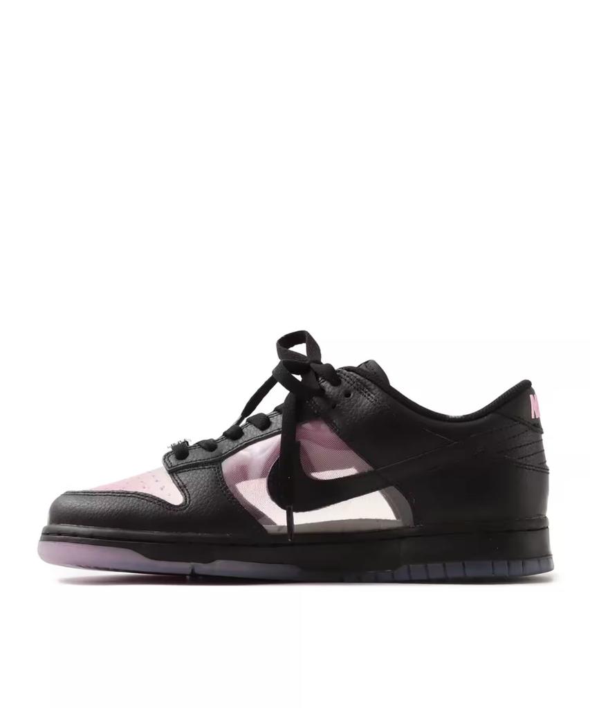 IM3077-600 Nike Dunk Low Black Pink Rise (Men's)