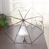 Automatic Umbrella Transparent Manual Umbrella Women's Folding Umbrellas Parasol For Rain And Sun Windproof Business