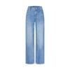 Navigare Women's Lightweight Straight-Leg Wide-Leg Jeans