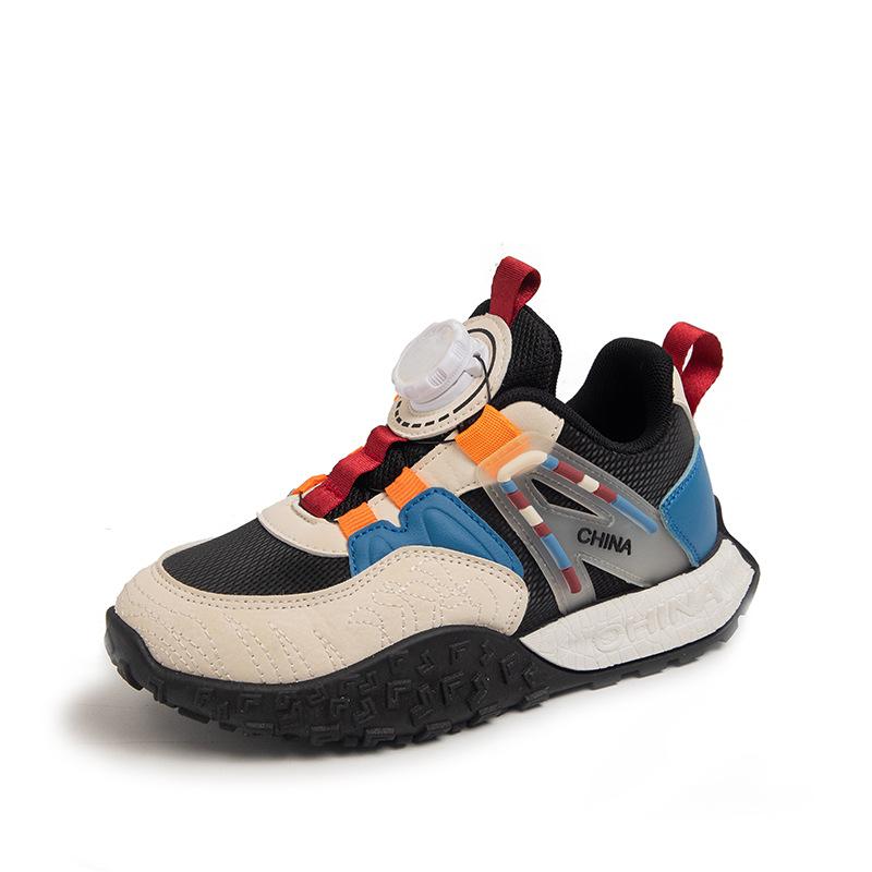 

Вращающаяся кнопка Сетчатые дышащие Модные Личность Мальчик Крутые и Красивые Спортивная обувь 37 чёрный