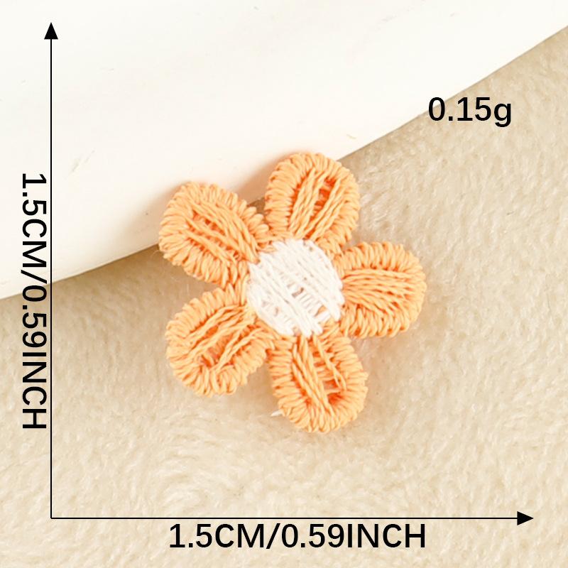 Embroidery Label Hair Accessories Flower Lace Embroidery Stickers DIY Patch Stickers Clothing Accessories Cloth Label Cloth Stickers