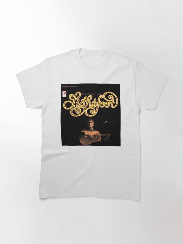Gordon Lightfoot Men Women Did She Mention My Name Back Here On Earth Funny Men Fan Classic T-Shirt